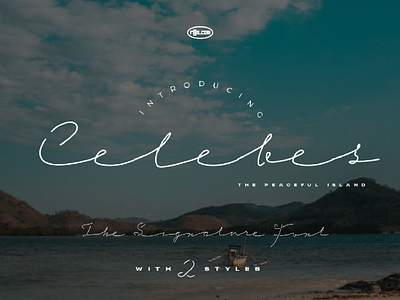 Celebes Font Signature (Free Font) branding casual classic design elegant fashion free freebie handlettered handwriting illustration logo popular script script script font signature signature font signature fonts ui