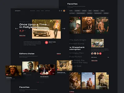 Movies and TV Shows Portal Landing Page Web Design business website home page homepage landing landing page landingpage marketing website page site user experience user interface web web design web page web site webdesign webpage website website design