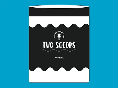 Vanilla Ice Cream Package Design design dribbbleweeklywarmup package design vanilla ice cream