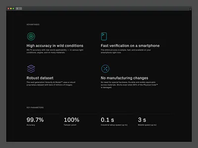 Section exploration advatnages dark desktop exploration icons illustration illustrations illustrator veracity protocol web website