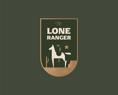 The Lone Ranger branding design icon illustration logo logo mark