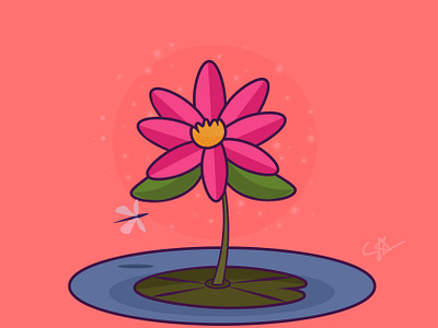 flower animation design flat graphics design icon illustration illustrator logo typography vector