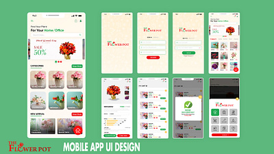 flowerpot Mobile APP UI