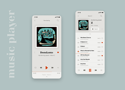 Music player concept, retro style app colors cover digital iphone light minimal mobile mobile app mobile ui music music player retro retro style uidesign uiux ux uxdesign