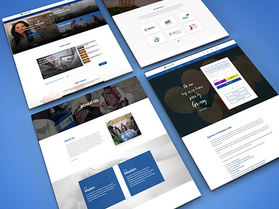 NDF -Ngo website branding charity clean design homepage illustration ngo ui ux webdesign website