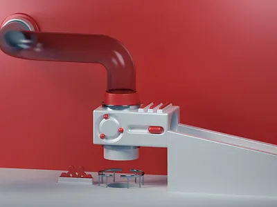 The Pokéball Factory - Part 3 animation c4d cinema 4d factory geometric motion octane octane render pokeball pokemon