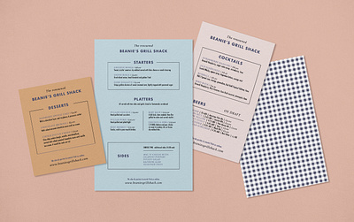 BBQ Restaurant Menu graphic design menu menu design print print design