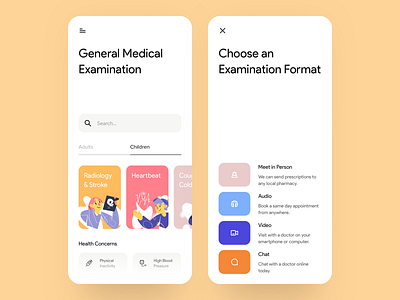 HeartBeat Health Application app creative dashboard design desktop doctor health healthcare hospital illustration interface ios landing medical medtech typography ui ux website wellness