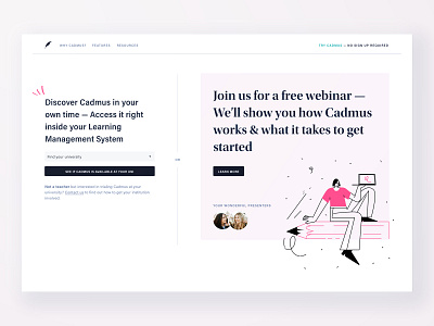 Call to Action assessment cadmus call to action education learning product design sketch ui