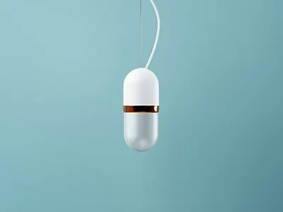 Gold Edged Lamp blender blender3d gold lamp metal plastic texture