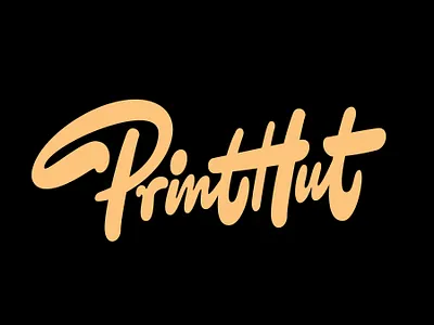 PrintHut brush lettering businesscard clientwork custom lettering flyer hand drawn handlettering itsjerryokolo jerryokolo logo designer logodesign logotype print print design prints printshop procreate sticker stickermule typography