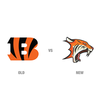 NFL Logo redesigns bengals cincinatti football logo design logos nfl teams nfl teams redesign sport sports logo teams tigers