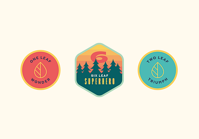 Reward Badges brand branding colour design illustration