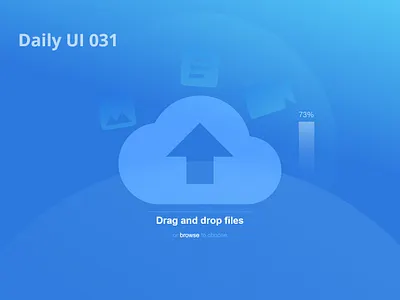 Daily UI 031 adobe xd dailyui design drag dribbbler drop ui upload