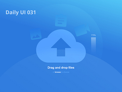 Daily UI 031 adobe xd dailyui design drag dribbbler drop ui upload