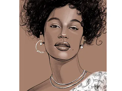 Fashion portrait fashion fashion brand fashion design fashion illustration fashion portrait fashion sketch girl illustration graphic arts illustration portrait portrait art portrait painting poster design sketch