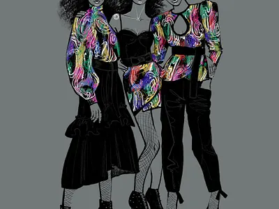 Fashion girls fashion fashion brand fashion illustration fashion portrait fashion sketch girl illustration graphic arts illustration portrait art sketch