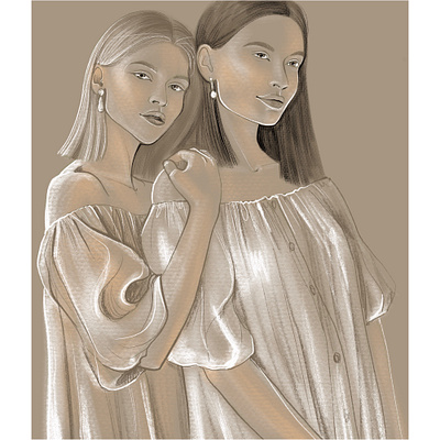 Fashion girls fashion fashion illustration fashion portrait fashion sketch girl illustration girls graphic arts illustration portrait art sketch