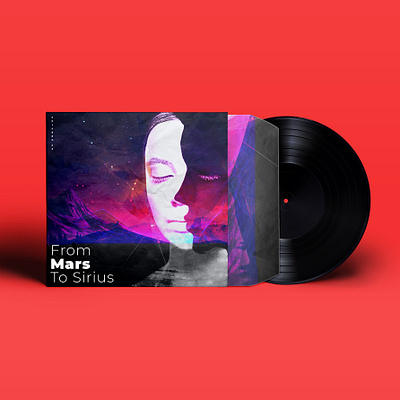 From Mars to Sirius animation design illustration illustrator minimal music music album neelbhavsar typography vector