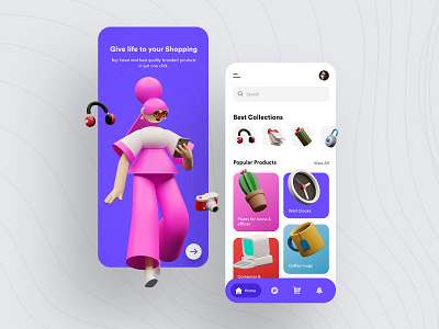 New Shopping Experience app buy now clay clean creative design ecommerce ios ios app iphonex minimal mobile app online shop shopping shopping cart ui uidesign ux