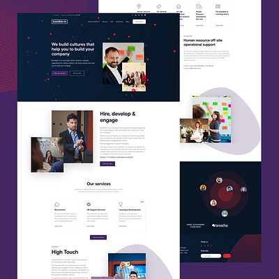 Bonafide HR Website ux web web design webdesign website design