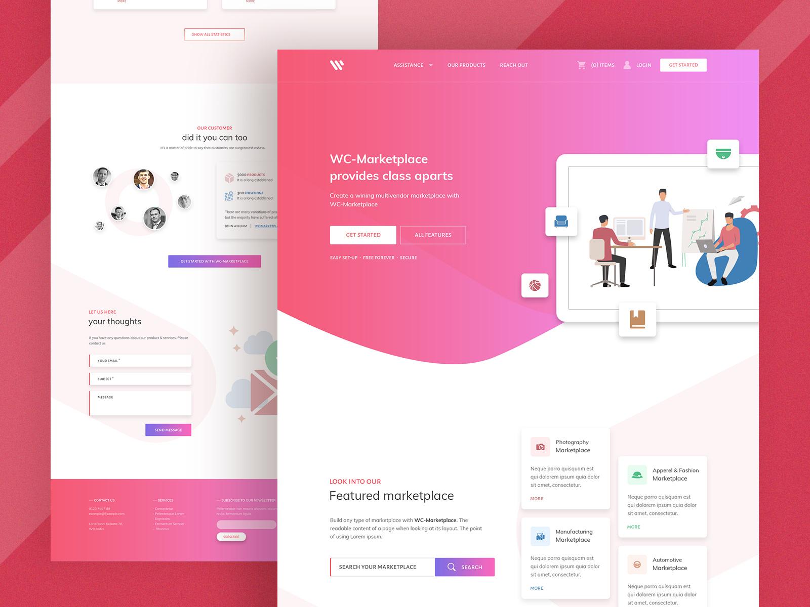 Example of Landing Page Design