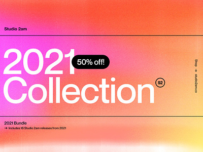 2021 Collection - 50% OFF!