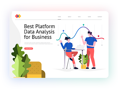 Data Analyze Platform. analyze webdesign