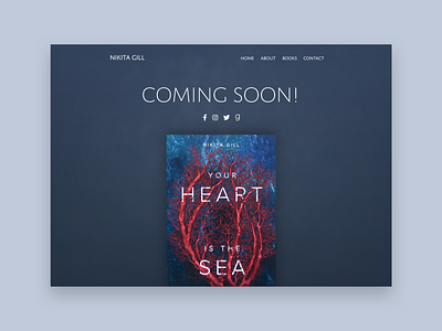 Daily UI 048 - Coming Soon book coming soon coming soon page daily ui daily ui challenge dailyui dailyui 048 dailyuichallenge design minimalistic ui ui ux ui design