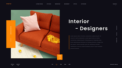 Interior Design website free Adobe XD template design free template temple ui ux web webdesign website xd xd design