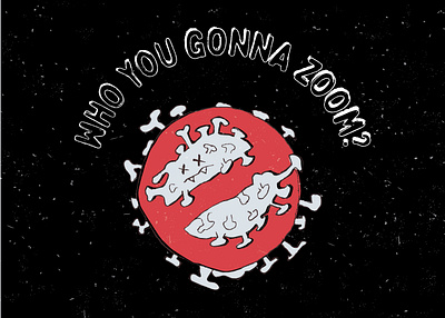 Who you gonna Zoom -COVID-19 Survival Pack awareness corona virus coronavirus covid 19 covid19 cute coronas fun illustrations handdrawn illustration mixed media patterndesign schneckicreative