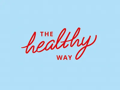 The Healthy Way brand design brand identity branding girlpower graphicdesign logo logo design logo design branding logodesign logotype pastel pastel color pastel colors