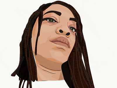 Vector Portraits - AnnArtist adobe illustrator draw ann artist braids digital illustration faces female instrumental graphics ipad musician people portraits rapper vector portrait vectors vocalist