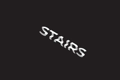Stairs Logo Type design flat icon illustration lettermark logo logodesign minimalist logo stair stairs typography vector