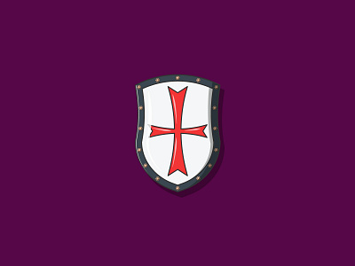 Medieval Shield Flat Illustration digital illustration flat flat design flat illustration flat illustrations flat illustrator flatdesign illustration illustration art illustration design illustration digital illustrations medieval shield simple simple illustration weapon