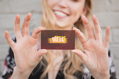 Glitch Business Card business card design business card mockup business card psd business card template business cards businesscard cool business card elegant elegant business card glitch glitch business card minimal minimal business card vertical business card