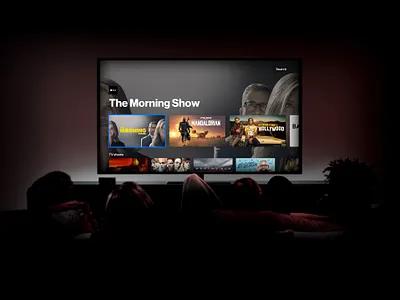 Smart TV movie menu app artwork black bold design designs menu menu design movies poster show shows smart smarttv tv tv show tv shows typography design ui