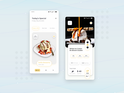 Restaurant food delivery app 2020 android app app dailyui delivery app design ios minimal mobileui restaurant restaurant app typography ui uiux