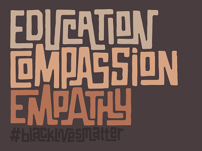 #blacklivesmatter blacklivesmatter brush calligraphy hand lettering lettering type typography