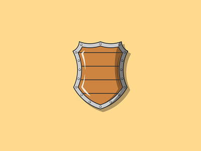 Medieval Shield Flat Illustration digital illustration flat flat design flat illustration flat illustrations flat illustrator flatdesign illustration illustration art illustration design illustration digital illustrations medieval shield simple simple illustration weapon