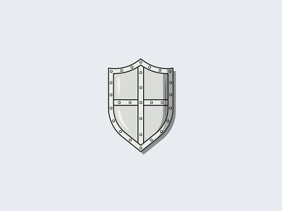 Medieval Shield Flat Illustration digital illustration flat flat design flat illustration flat illustrations flat illustrator flatdesign illustration illustration art illustration design illustration digital illustrations logodesign medieval shield simple simple illustration weapon