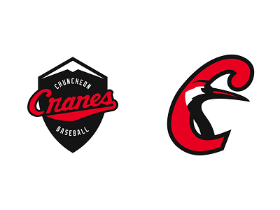 Chuncheon Cranes baseball bird chuncheon crane cranes korea logo script south korea
