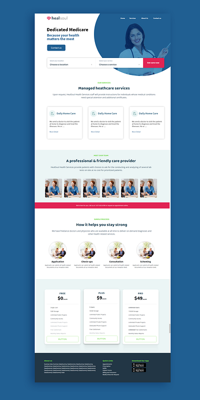 landing page