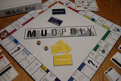 MUopoly FINAL board game illustration illustrations marquette marquette university milwaukee monopoly wisconsin