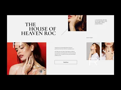 About us - HR shop about us fashion grid jewelery jeweller logo online shop online store typography ui uiuxdesign ux web website