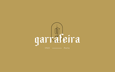 Logo design - Garrafeira branding design ghotic gothic type graphic design identity logo logotype minimal minimalism monogram typography vector wine wine store