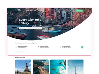 traveller clean design minimal tourism travel agency web website
