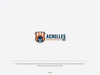 Achills logo app brand identity branding business graphics icon illustration logo logo design logos logotype typography vector