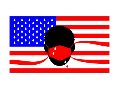 Breathe activism alllivesmatter america american flag blacklivesmatter blm editorial art