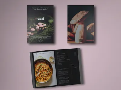 Feed Mock Up book cover editorial design mock up photoshop